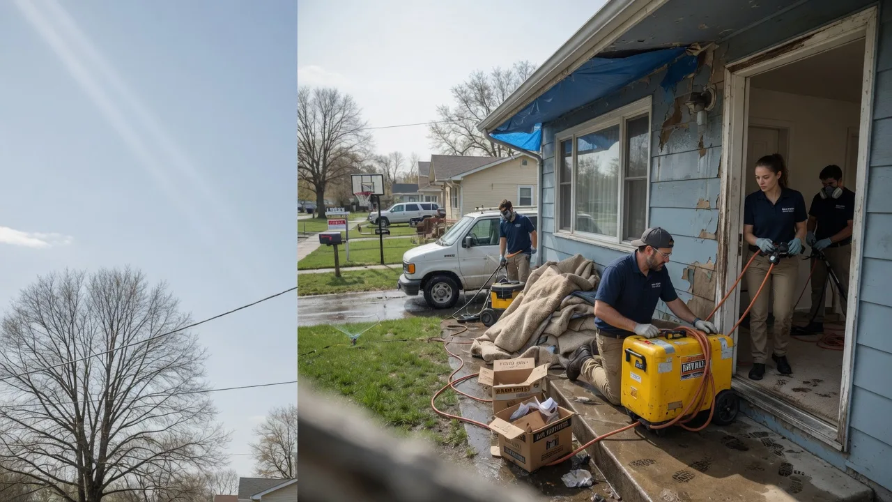 Basement Flood Cleanup in Mcclure, IL near me
